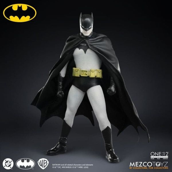 【史派克工廠】預購26年10月 Mezco One 12 蝙蝠俠 元年 蝙蝠俠 約17cm 可動人偶 完成品 0129 Mezco One 12 蝙蝠俠 元年 蝙蝠俠 約17cm 可動人偶 完成品