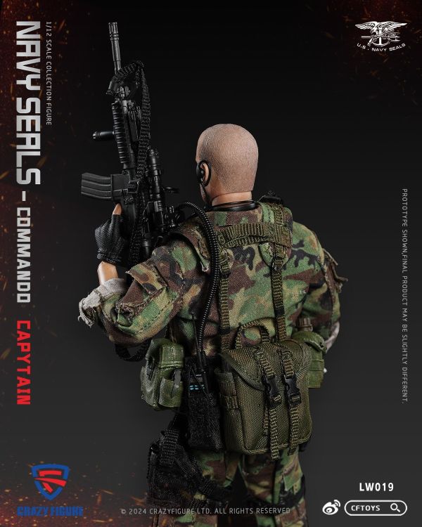 【史派克工廠】結單 預購免運25年Q1 Crazy Figure 1/12 海豹特種部隊 突擊小隊隊長 LW019 0619 Crazy Figure 1/12 海豹特種部隊 突擊小隊隊長 LW019