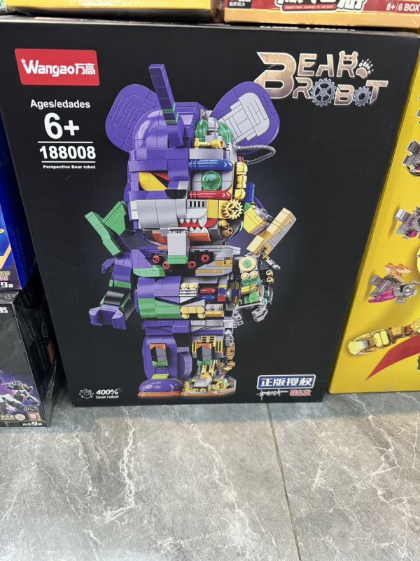 【史派克工廠】結單 預購免運24年7月 萬高 EVA 初號機 機械熊 暴力熊積木 大擺件 拼裝玩具 0716 萬高 EVA 初號機 機械熊 暴力熊積木 大擺件 拼裝玩具