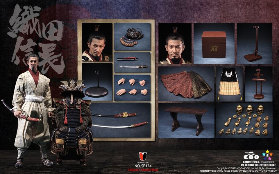 【史派克工廠】結單 預購免運23年Q4 COOMODEL SE124 1/6帝國系列-織田信長 純銅限量珍藏版 訂 0613 COOMODEL SE124 1/6帝國系列-織田信長 純銅限量珍藏版 訂