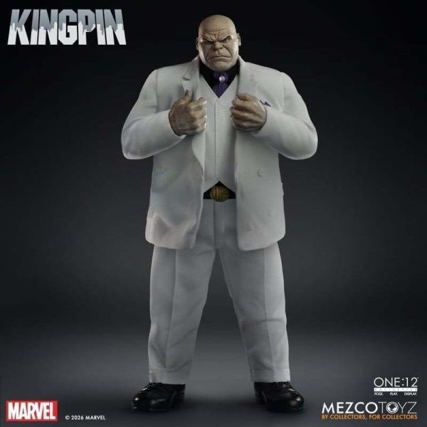 【史派克工廠】結單 免運9月 MEZCO One 12 Marvel 金霸王 Kingpin 1/12 可動 0907 MEZCO One 12 Marvel 金霸王 Kingpin 1/12 可動