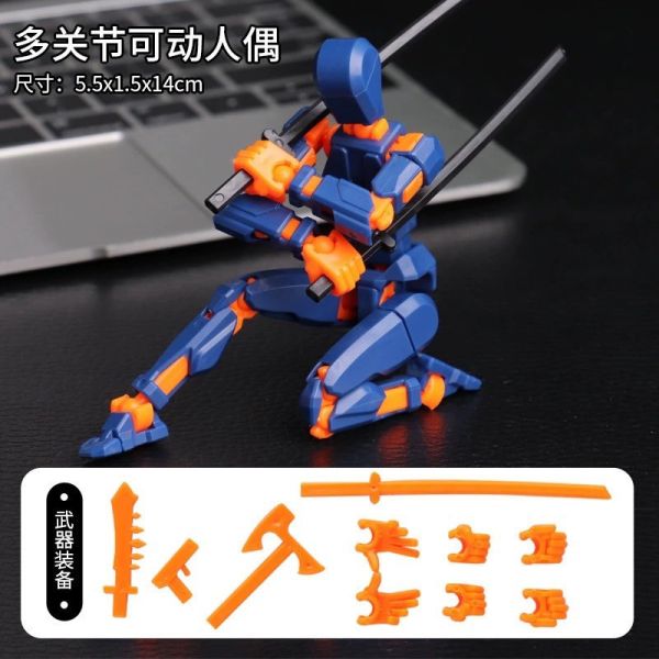 【史派克工廠】結單預購24年9月 3D蘿蔔機器人 免剪刀 組裝模型 高可動 13cm 第二套 0823 3D蘿蔔機器人 免剪刀 組裝模型 高可動 13cm 第二套
