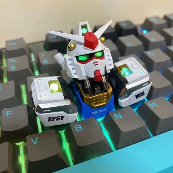 【史派克工廠】結單 預購24年5月 鋼彈 RX-78 機械鍵盤 替換按鍵 可正常按壓使用 0502 鋼彈 RX-78 機械鍵盤 替換按鍵 可正常按壓使用