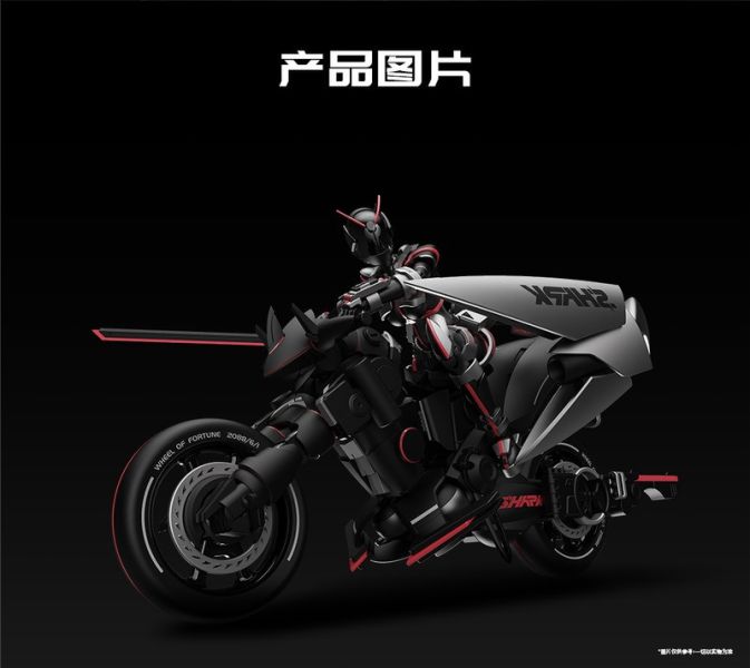 【史派克工廠】預購免運25年4月 宇博文創機娘 賽博朋克 假面 555 鯊魚戰騎女神 莎可 組裝模型 特典版 X1126 宇博文創機娘系列 賽博朋克 假面 555 鯊魚戰騎女神 莎可 組裝模型