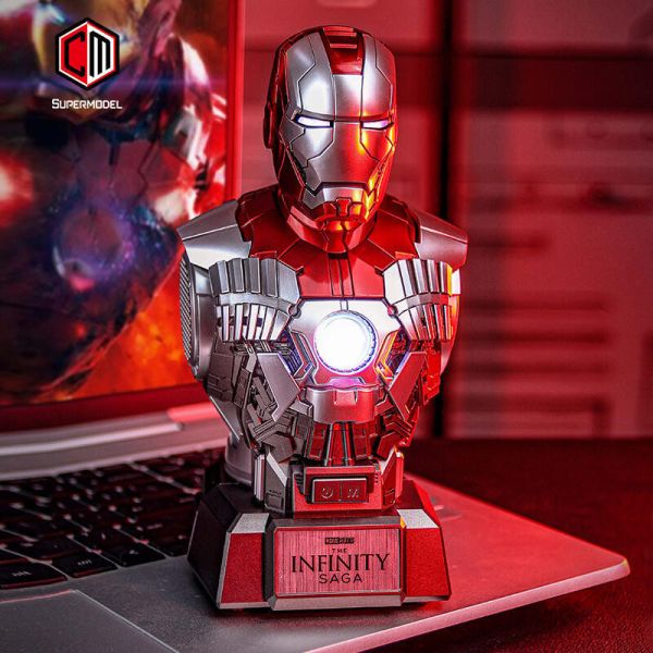 【史派克工廠】現貨免運 Killerbody mk5 鋼鐵人 胸像 藍牙音箱 頭盔面具 模型 Killerbody mk5 鋼鐵人 胸像 藍牙音箱 頭盔面具 模型