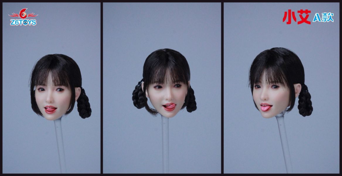 【史派克工廠】結單免運25年6月 Z6TOYS 1/6 亞洲可動眼表情女頭雕ZC017ABCDEF 共6款 0521 Z6TOYS 1/6 亞洲可動眼表情女頭雕ZC017ABCDEF 共6款