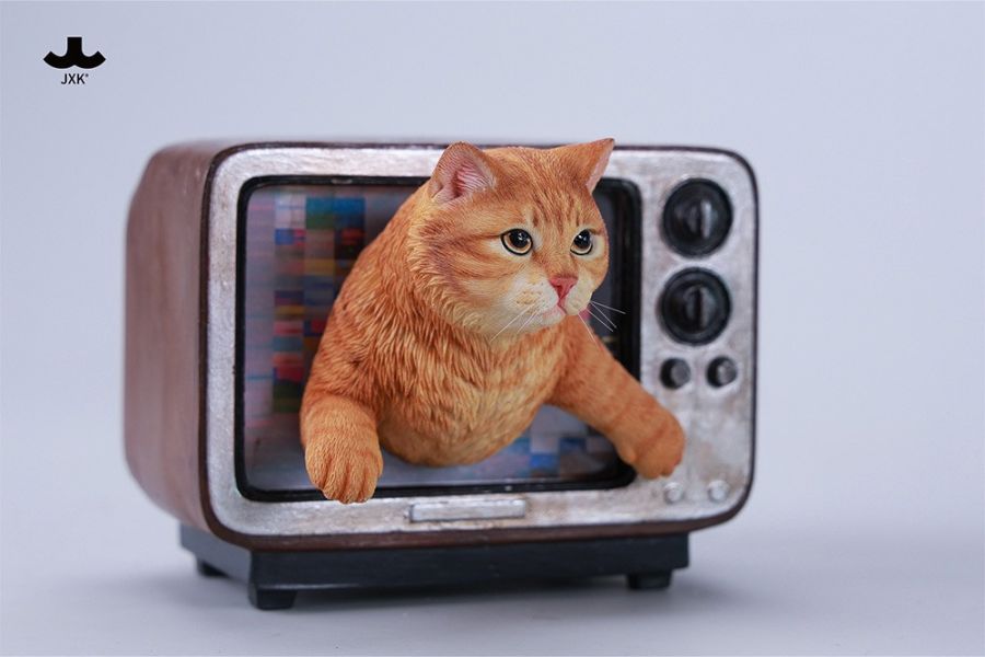 【史派克工廠】預購免運25年Q4 JXK 動物公仔 頻道貓 Channel Cat JXK311-A/B/C 1119 JXK 動物公仔 頻道貓 Channel Cat JXK311-A/B/C