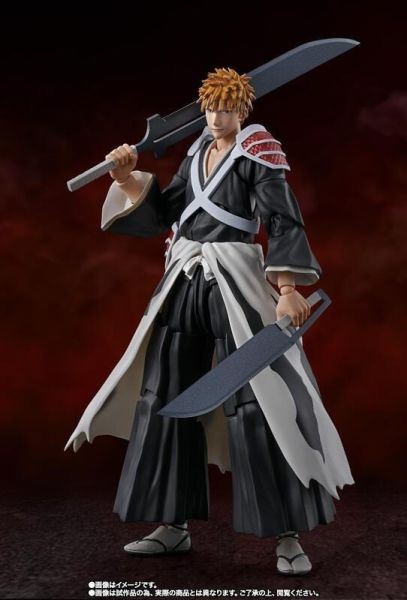【史派克工廠】結單 預購免運24年10月 代理版 魂商店限定 SHF BLEACH 死神 黒崎一護 二刀斬月 0507 代理版 魂商店限定 SHF BLEACH 死神 黒崎一護 二刀斬月
