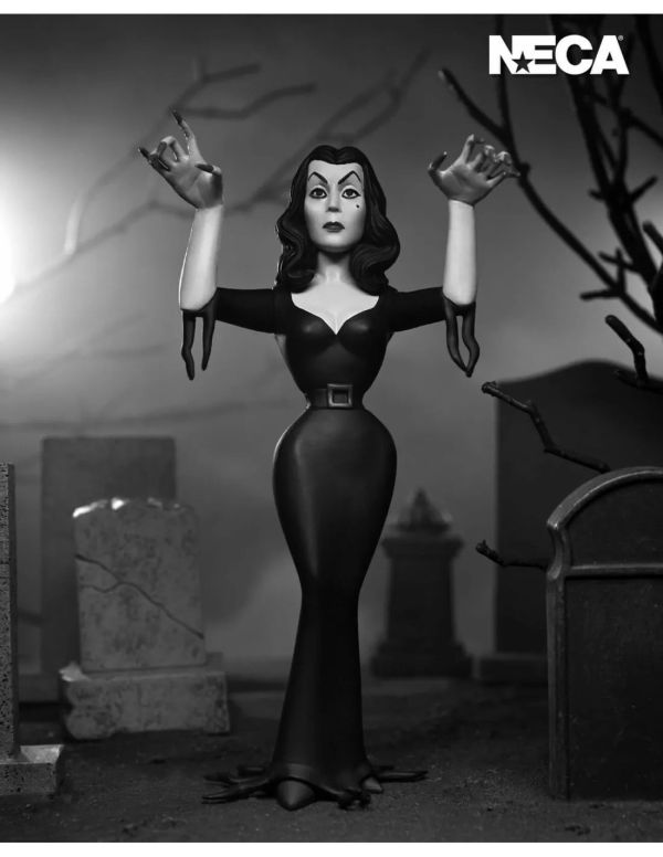 【史派克工廠】現貨 NECA Toony Terrors 6吋 Vampira 吸血鬼 黑白色 0930 NECA Toony Terrors 6吋 Vampira 吸血鬼 黑白色