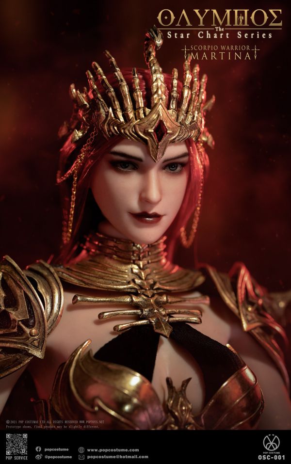 【史派克工廠】結單 預購Q2 POP 1/6 奧林匹斯 星圖系列 OSC-001 天蠍戰士 馬爾斯蒂娜 & 天蠍地台 1207 POP 1/6 奧林匹斯 星圖系列 OSC-001 天蠍戰士 馬爾斯蒂娜 & 天蠍地台