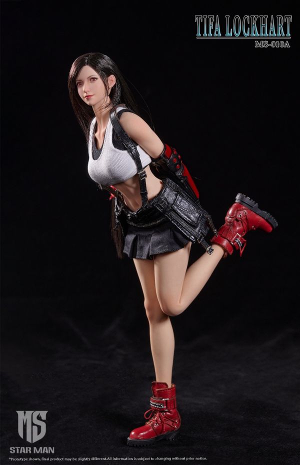 【史派克工廠】結單 預購24年Q4 STAR MAN 1/6 幻想女神 蒂法 白色背心黑短裙版 紫色緊身吊帶洋裝版 0716 STAR MAN 1/6 幻想女神 蒂法 白色背心黑短裙版 紫色緊身吊帶洋裝版