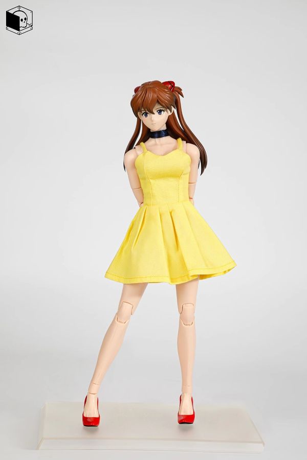 【史派克工廠】結單免運25年Q2 骨箱toys 1/6 明日香 新世紀福音戰士 布衣可動人偶 0303 骨箱toys 1/6 明日香 新世紀福音戰士 布衣可動人偶