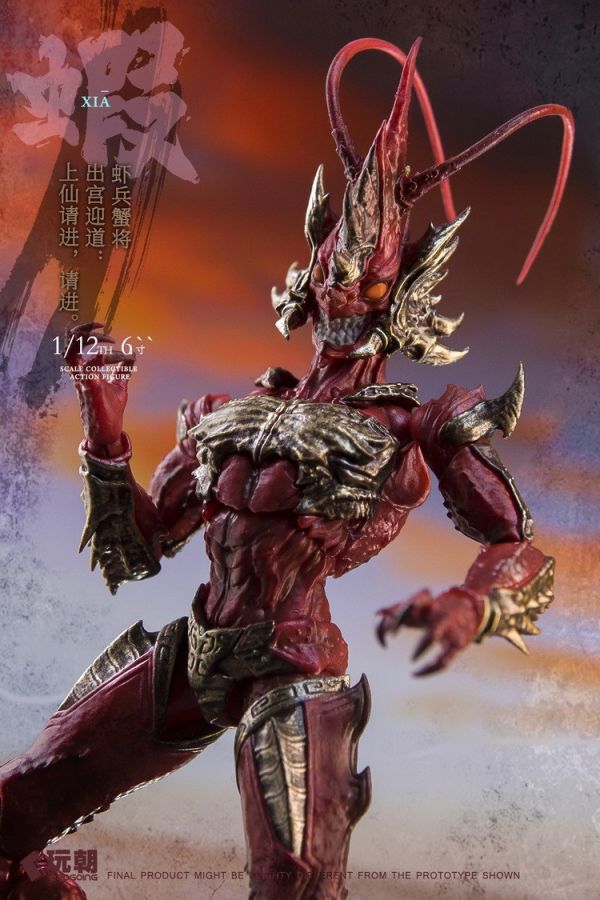 【史派克工廠】結單免運25年Q2 玩朝玩具 山海神話1/12 蝦兵蟹將 右先鋒-浪戈 左先鋒-海戟 可動完成品 0328 玩朝玩具 山海神話1/12 蝦兵蟹將 右先鋒-浪戈 左先鋒-海戟 可動完成品