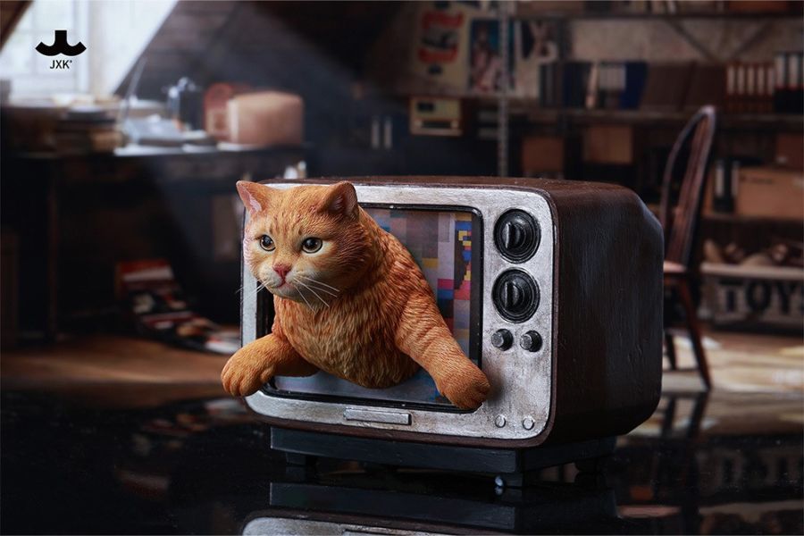 【史派克工廠】預購免運25年Q4 JXK 動物公仔 頻道貓 Channel Cat JXK311-A/B/C 1119 JXK 動物公仔 頻道貓 Channel Cat JXK311-A/B/C