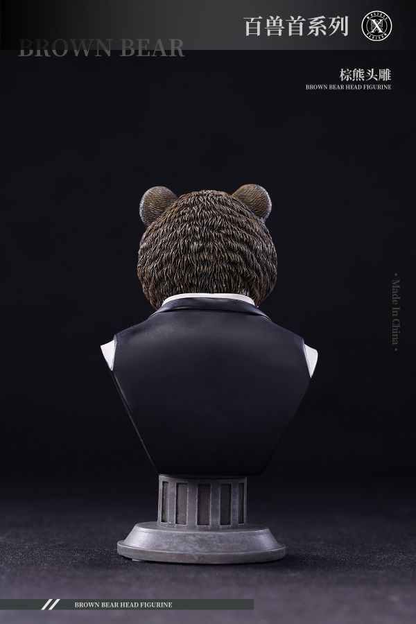 【史派克工廠】結單25年Q1 MOSTOYS 百獸首系列 1/6 棕熊頭雕 MS2403 1031 MOSTOYS 百獸首系列 1/6 棕熊頭雕 MS2403