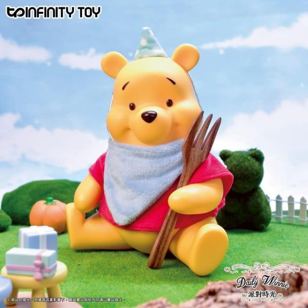 【史派克工廠】結單 免運9月 INFINITY TOY 小熊維尼 日常維尼 派對時光 約17公分 微可動 軟膠 0819 INFINITY TOY 小熊維尼 日常維尼 派對時光 約17公分 微可動 軟膠
