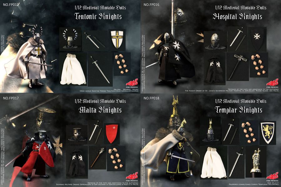 【史派克工廠】結單 預購Q4 FIRE PHOENIX 壓鑄合金FP015 中世紀條頓騎士&醫院騎士&馬耳他&聖殿騎士 1117 FIRE PHOENIX 壓鑄合金FP015 中世紀條頓騎士&醫院騎士&馬耳他&聖殿騎士