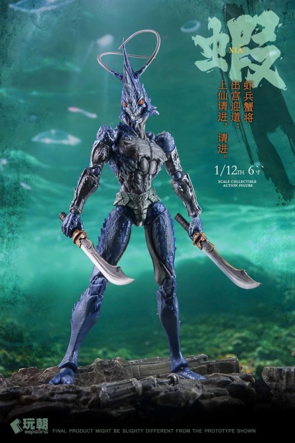 【史派克工廠】結單免運25年Q2 玩朝玩具 山海神話1/12 蝦兵蟹將 右先鋒-浪戈 左先鋒-海戟 可動完成品 0328 玩朝玩具 山海神話1/12 蝦兵蟹將 右先鋒-浪戈 左先鋒-海戟 可動完成品