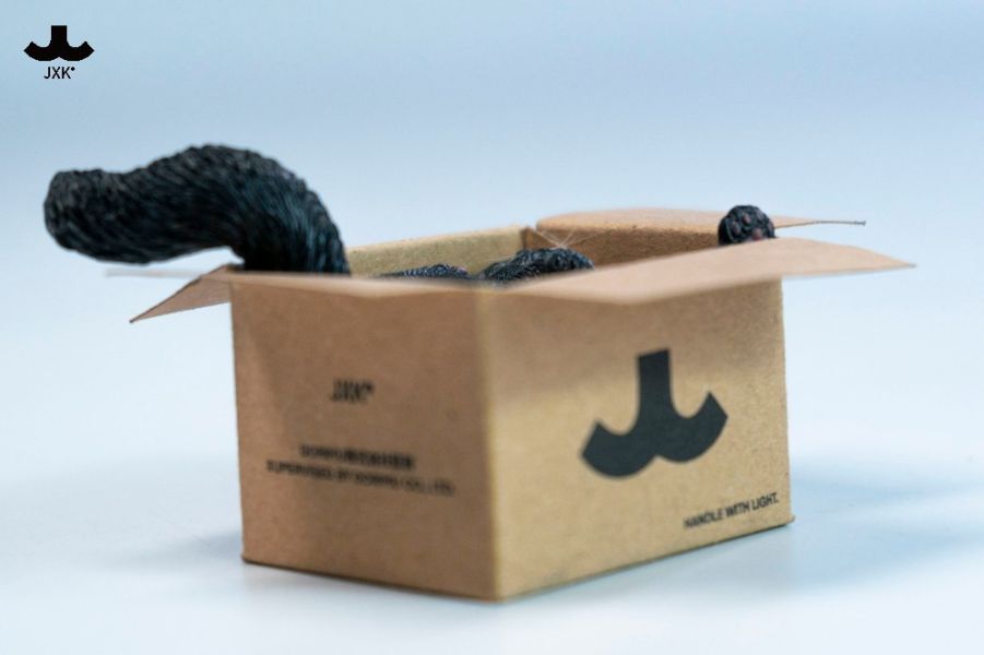 【史派克工廠】預購26年Q1 JXK 快遞貓5.0 Cardboard Box Cat 動物模型 4色 0122 JXK 快遞貓5.0 Cardboard Box Cat 動物模型 4色