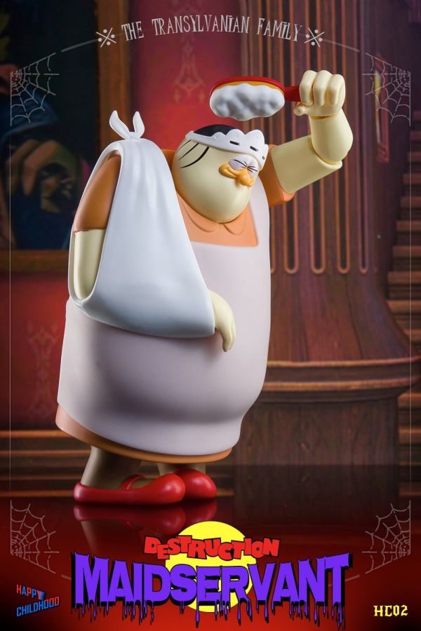 【史派克工廠】結單免運25年Q2 幸福童年 1/12 伯爵鴨 破壞女僕 南妮 怪鴨歷險記 可動人偶 HC02 0219 幸福童年 1/12 伯爵鴨 破壞女僕 南妮 怪鴨歷險記 可動人偶 HC02