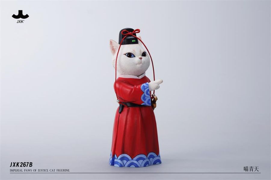 【史派克工廠】結單25年Q1 JXK 1/6 喵青天 貓 公仔 包青天 JXK267 共4款 0114 JXK 1/6 喵青天 貓 公仔 包青天 JXK267 共4款