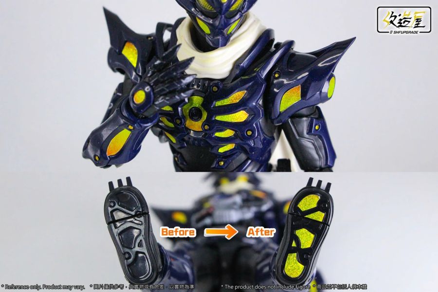 【史派克工廠】結單25年2月 改造屋 shf 假面騎士 Dread 多雷德 升級貼紙 0123 改造屋 shf 假面騎士 Dread 多雷德 升級貼紙