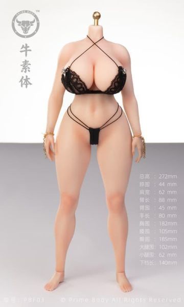 【史派克工廠】預購免運27年Q1 牛 工作室 PBF003 1/6 鉑金矽膠 可動 女素體 2版 0630 牛 工作室 PBF003 1/6 鉑金矽膠 可動 女素體 2版