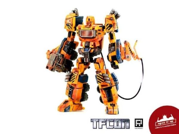 【史派克工廠】售完 FPJ WB011 胸甲戰士 異色 戰損版 變形金剛 會場 限定版 黃色工程車 FPJ WB011 胸甲戰士 異色 戰損版 變形金剛 會場 限定版 黃色工程車