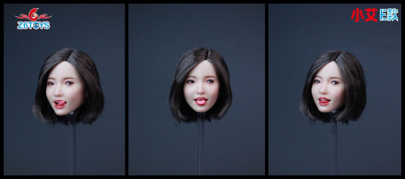 【史派克工廠】結單免運25年6月 Z6TOYS 1/6 亞洲可動眼表情女頭雕ZC017ABCDEF 共6款 0521 Z6TOYS 1/6 亞洲可動眼表情女頭雕ZC017ABCDEF 共6款