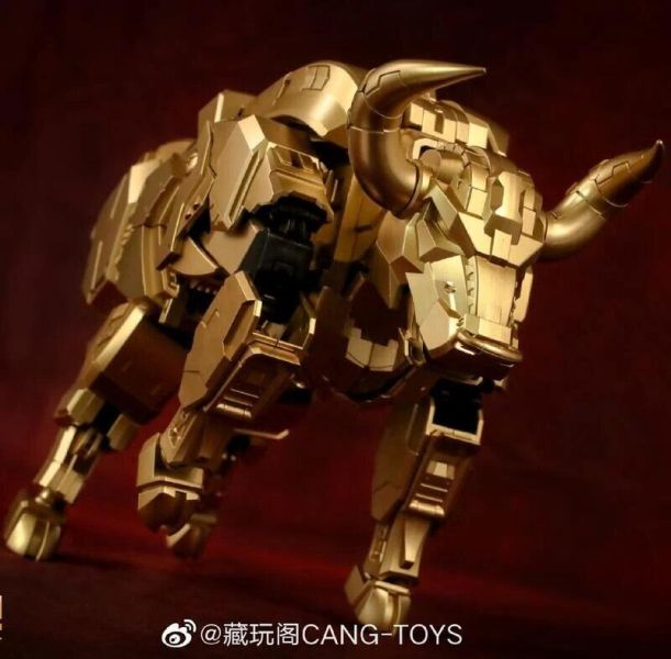 【史派克工廠】現貨 藏玩閣 CANG-TOYS 蚩尤神 衝雲霄 黃金牛 金地牛 金野牛 0407 藏玩閣 CANG-TOYS 蚩尤神 衝雲霄 黃金牛 金地牛 金野牛