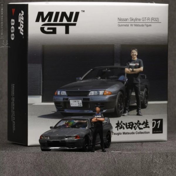 【史派克工廠】結單免運4月 MINIGT Nissan 天際線GT-R R32 松田次生 合金車 人車組 0327 MINIGT Nissan 天際線GT-R R32 松田次生 合金車 人車組