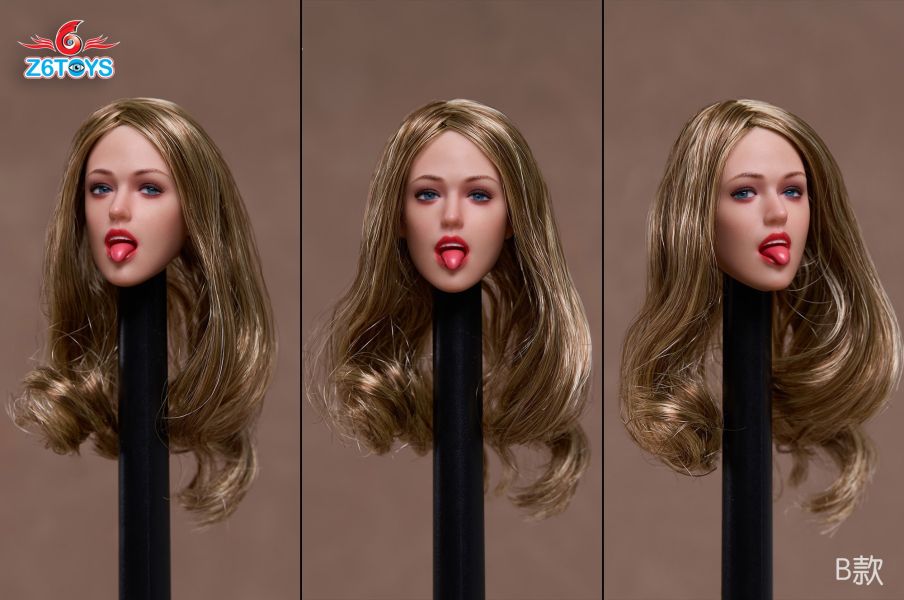 【史派克工廠】結單預購免運24年10月 Z6TOYS 1/6 性感表情 可動眼女頭雕ZC009 ABCDEF共6款 0911 Z6TOYS 1/6 性感表情 可動眼女頭雕ZC009 ABCDEF共6款