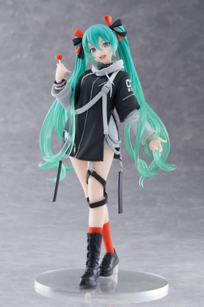 【史派克工廠】結單預購24年11月 TAITO 景品 初音未來 時裝 龐克裝 約18cm 0912 TAITO 景品 初音未來 時裝 龐克裝 約18cm
