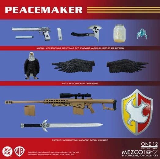 【史派克工廠】結單 免運27年Q2 Mezco One:12 和平使者 DC和平使者 1/12 可動 0917 Mezco One:12 和平使者 DC和平使者 1/12 可動