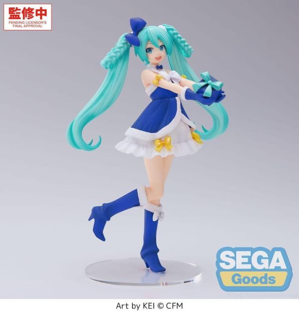 【史派克工廠】預購26年11月 代理 SEGA 景品 初音未來 PM 藍寶石聖誕Ver 0703 代理 SEGA 景品 初音未來 PM 藍寶石聖誕Ver