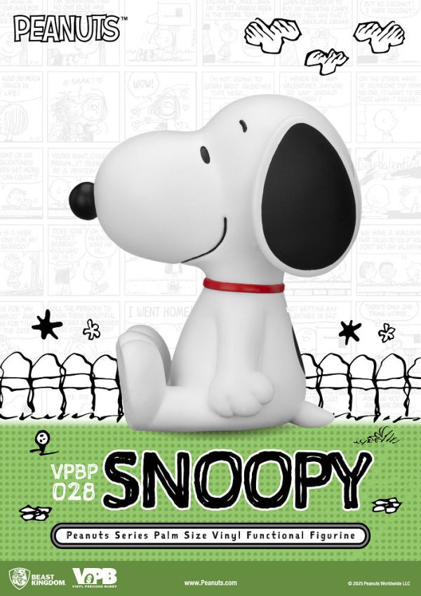 【史派克工廠】結單免運25年Q3 VPBP-028 花生漫畫系列 掌心儲金公仔 史努比 0702 VPBP-028 花生漫畫系列 掌心儲金公仔 史努比