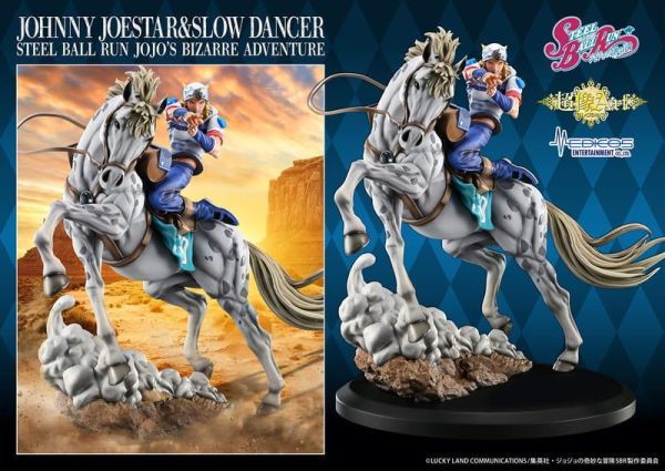 【史派克工廠】預購免運12月 超像Art JoJo的奇妙冒險第七部 飆馬野郎 喬尼·喬斯達＆慢舞者 完成品 0811 超像Art JoJo的奇妙冒險第七部 飆馬野郎 喬尼·喬斯達＆慢舞者 完成品