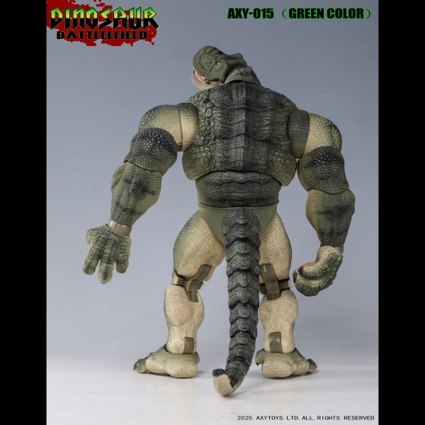 【史派克工廠】預購免運26年Q3 Axy Toys 1/9 恐龍戰場 霸王龍 綠色 棕色 可動人偶 2色 0326 Axy Toys 1/9 恐龍戰場 霸王龍 綠色 棕色 可動人偶 2色