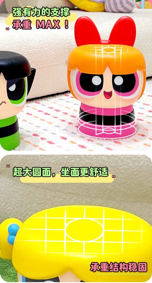 【史派克工廠】結單25年Q2 VGT 華納兄弟探索 飛天小女警 小矮凳 花花 泡泡 毛毛 單款 三款一套 0103 VGT 華納兄弟探索 飛天小女警 小矮凳 花花 泡泡 毛毛 單款 三款一套