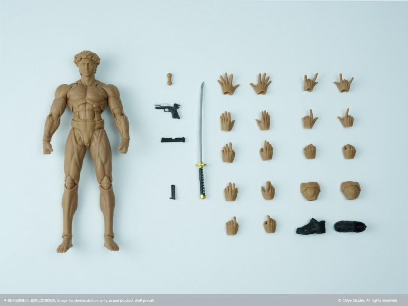【史派克工廠】預購免運26年Q3 馳野工作室 大衛 可動男素體 1/12 5色 0528 馳野工作室 大衛 可動男素體 1/12 5色