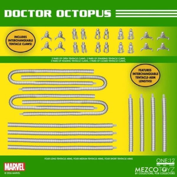 【史派克工廠】預購免運27年Q3 Mezco One12 漫威 八爪博士 章魚博士 1/12 可動人偶 1104 Mezco One12 漫威 八爪博士 章魚博士 1/12 可動人偶