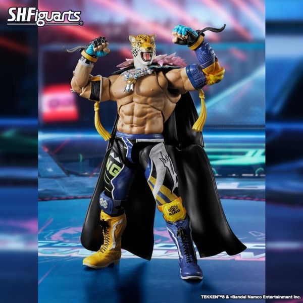 【史派克工廠】現貨 免運 S.H.Figuarts SHF 鐵拳8 豹王 國王 金 king 1106 S.H.Figuarts SHF 鐵拳8 豹王 國王 金 king