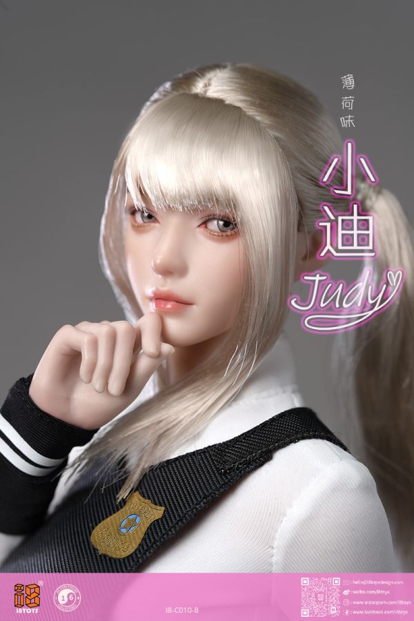 【史派克工廠】結單免運25年Q3 I8TOYS 1/6薄荷口味 小迪Judy 頭雕服飾套裝i8-C010-B款 0725 I8TOYS 1/6薄荷口味 小迪Judy 頭雕服飾套裝i8-C010-B款