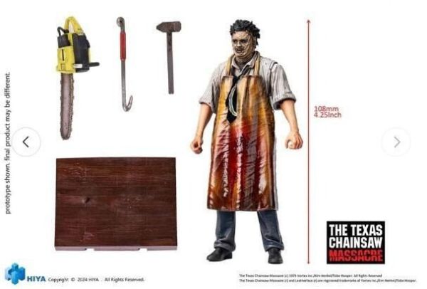 【史派克工廠】結單 預購25年Q1 HIYA 1/18 1974 德州電鋸殺人狂 皮臉 可動公仔 0716 HIYA 1/18 1974 德州電鋸殺人狂 皮臉 可動公仔