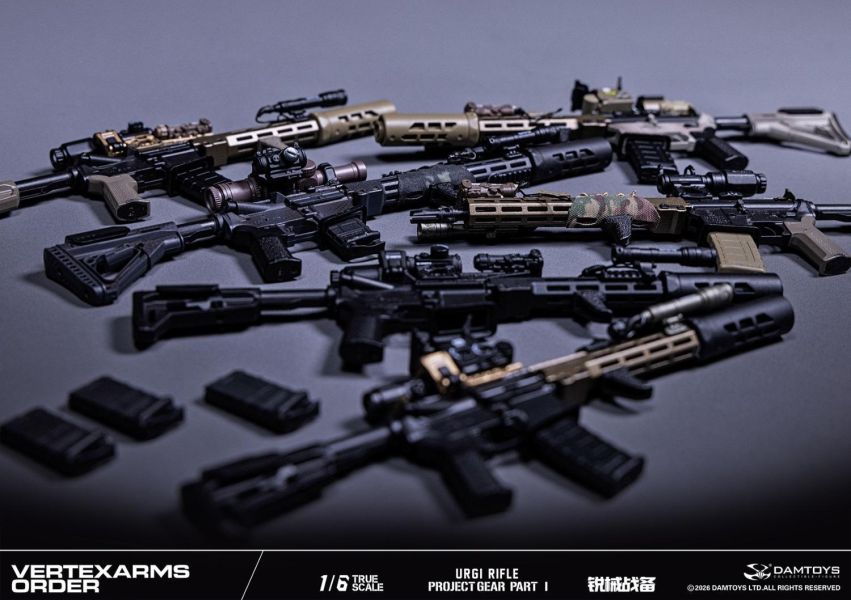 【史派克工廠】預購免運Q4 DAMTOYS 1/6 銳械戰備武器吊卡第一彈 NO.VSF01-A-G 共7款 0514 DAMTOYS 1/6 銳械戰備武器吊卡第一彈 NO.VSF01-A-G 共7款