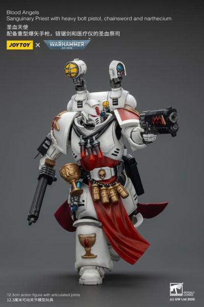 【史派克工廠】結單25年9月 JOYTOY 聖血天使 配備重型爆矢手槍 鏈鋸劍和醫療儀的聖血祭司 1/18 0808 JOYTOY 聖血天使 配備重型爆矢手槍 鏈鋸劍和醫療儀的聖血祭司 1/18