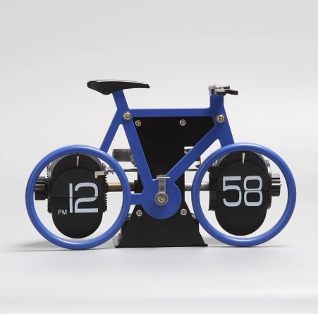 【史派克工廠】結單免運26年1月 MIDCLOCK 桌面自動翻頁時鐘 一代自行車 12小時制 6色 0130 MIDCLOCK 桌面自動翻頁時鐘 一代自行車 12小時制 6色