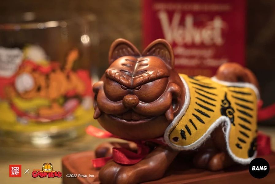 【史派克工廠】結單 預購免運24年9月 TOO CHEAP ART 加菲貓聯名 祈喵熱 虎爺 潮玩手辦 0606 TOO CHEAP ART 加菲貓聯名 祈喵熱 虎爺 潮玩手辦