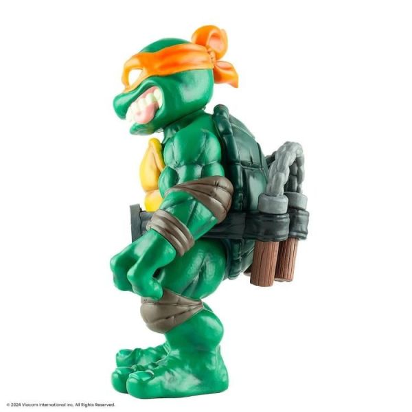 【史派克工廠】結單 預購24年11月 美版 MONDO 忍者龜 米開朗基羅 柳丁花 PVC 20CM 0628 美版 MONDO 忍者龜 米開朗基羅 柳丁花 PVC 20CM