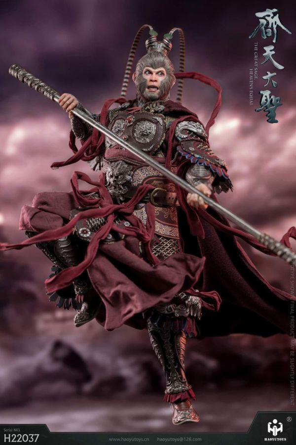 【史派克工廠】結單 預購免運24年Q4 HAOYUTOYS :1/6 神話系列 齊天大聖 大聖黑化版 H22037 訂0516 HAOYUTOYS 1/6 神話系列 齊天大聖 大聖黑化版 H22037